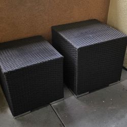 Chair And Two Coffee Tables 