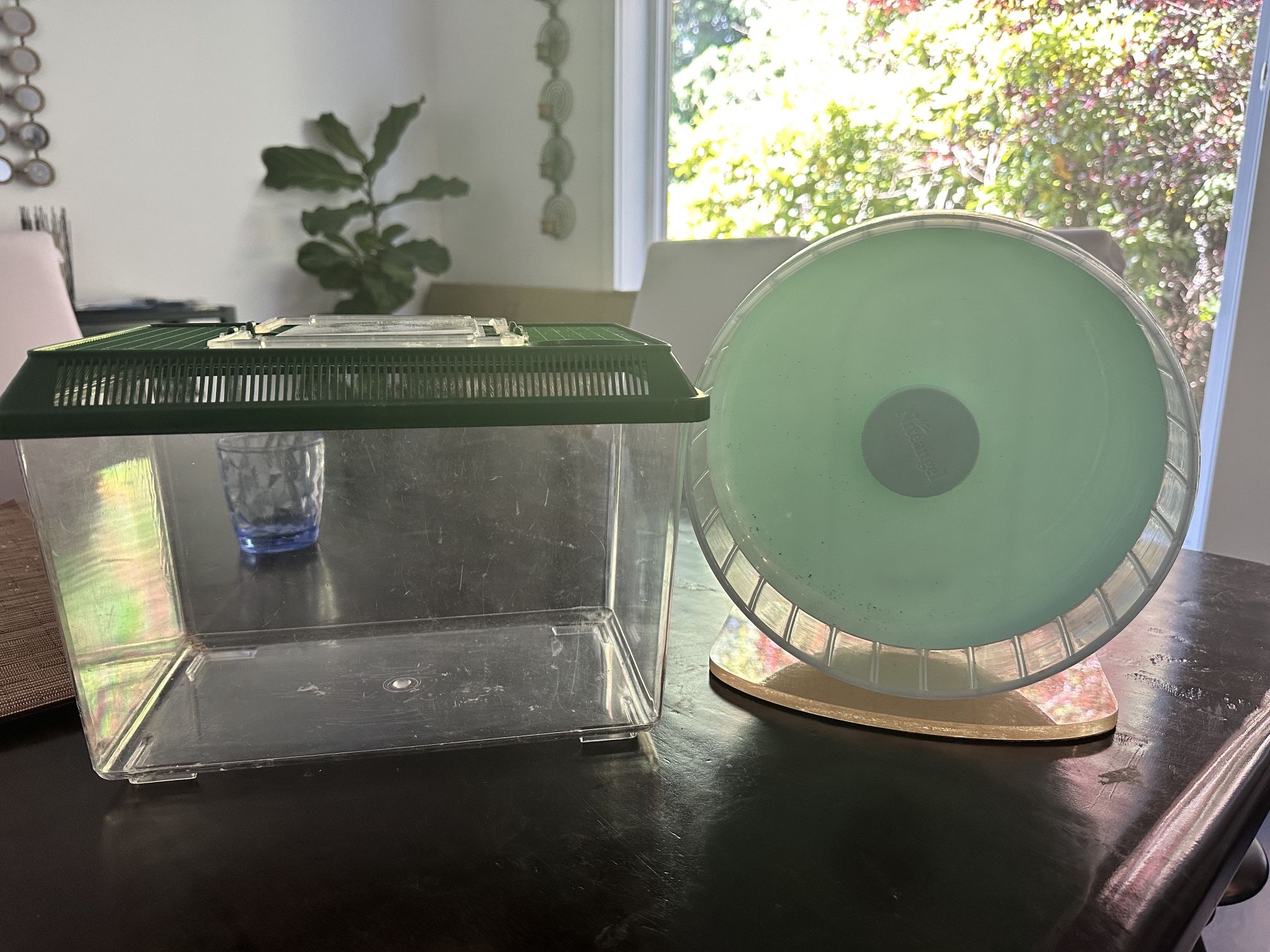 Hamster Wheel And cage