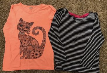Girls size 7/8 shirts lot