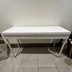 White desk/hallway console table
