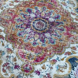 Area Rug Distress Style