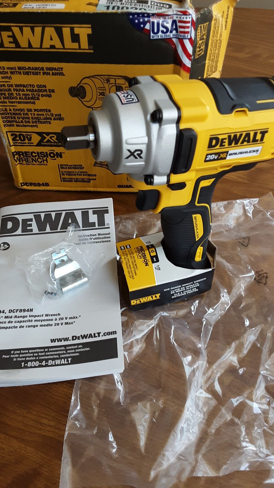 Tool 1/2" XR Brushless Dewalt Impact Wrench/Pick up Only Van Nuys