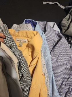 Mens Dress Shirts 16.5 34/33