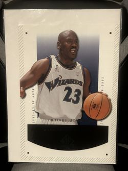 2002-2003 SP Authentic Michael Jordan Poster Size Basketball Card