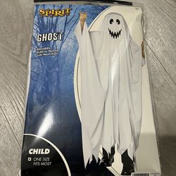 Ghost Costume For Halloween, Child size