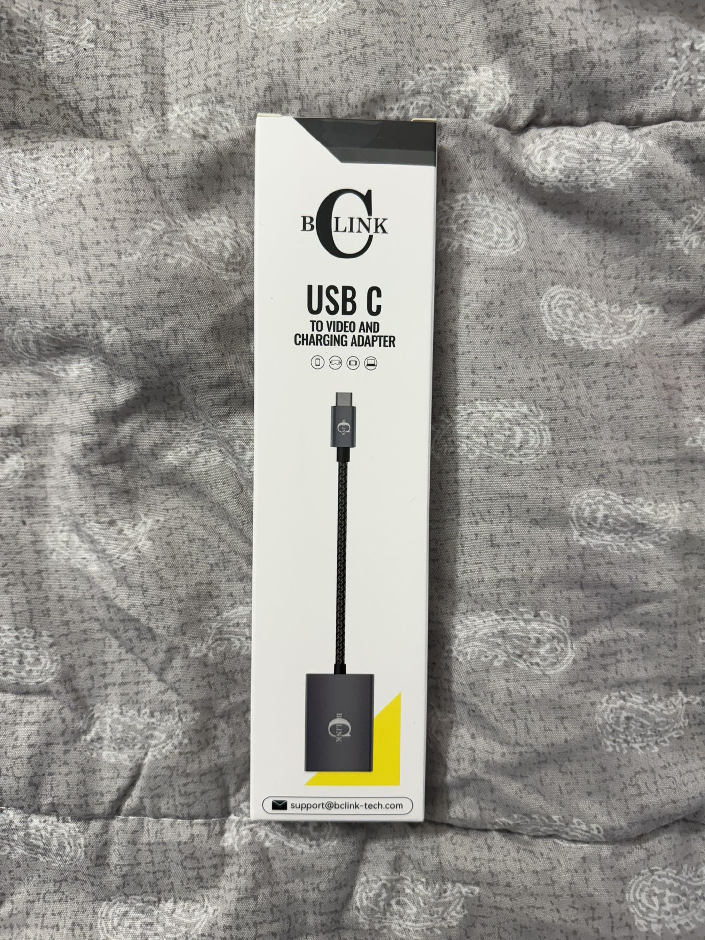 Brand New USB-C Adaptor With Charging Port