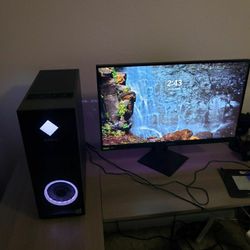HP OMEN 30L Gaming PC  With HP Omen 27i 27" QHD 1440p 165hz Monitor 