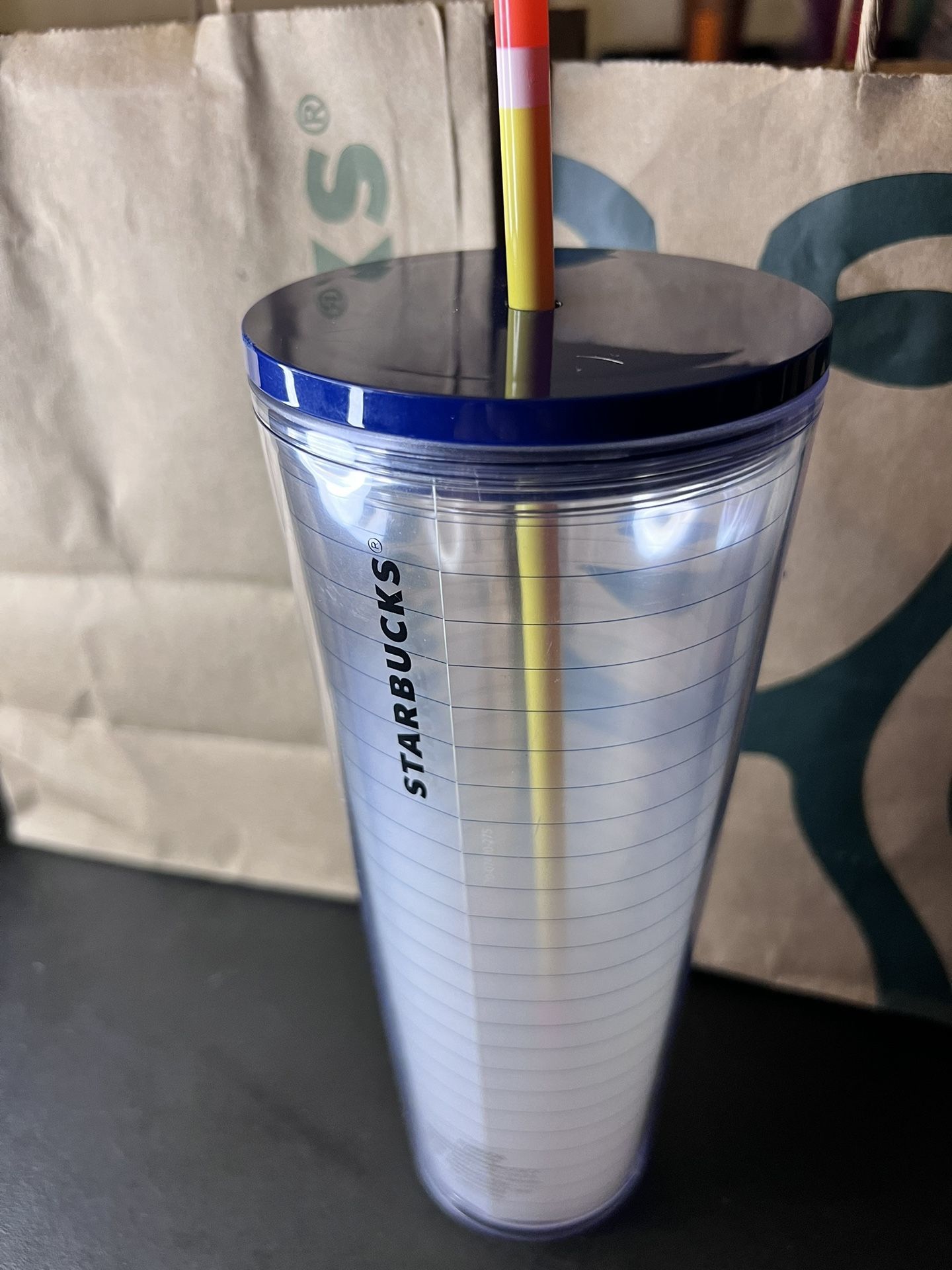 *SMALL CHIP* Starbucks School Teacher Pencil & Paper Tumbler