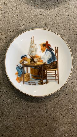VINTAGE 1984 Norman Rockwell “For A Good Boy” Vintage Plate