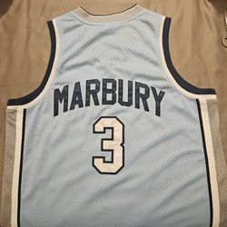 MARBURY STARBURY KNICKS JERSEY . LARGE