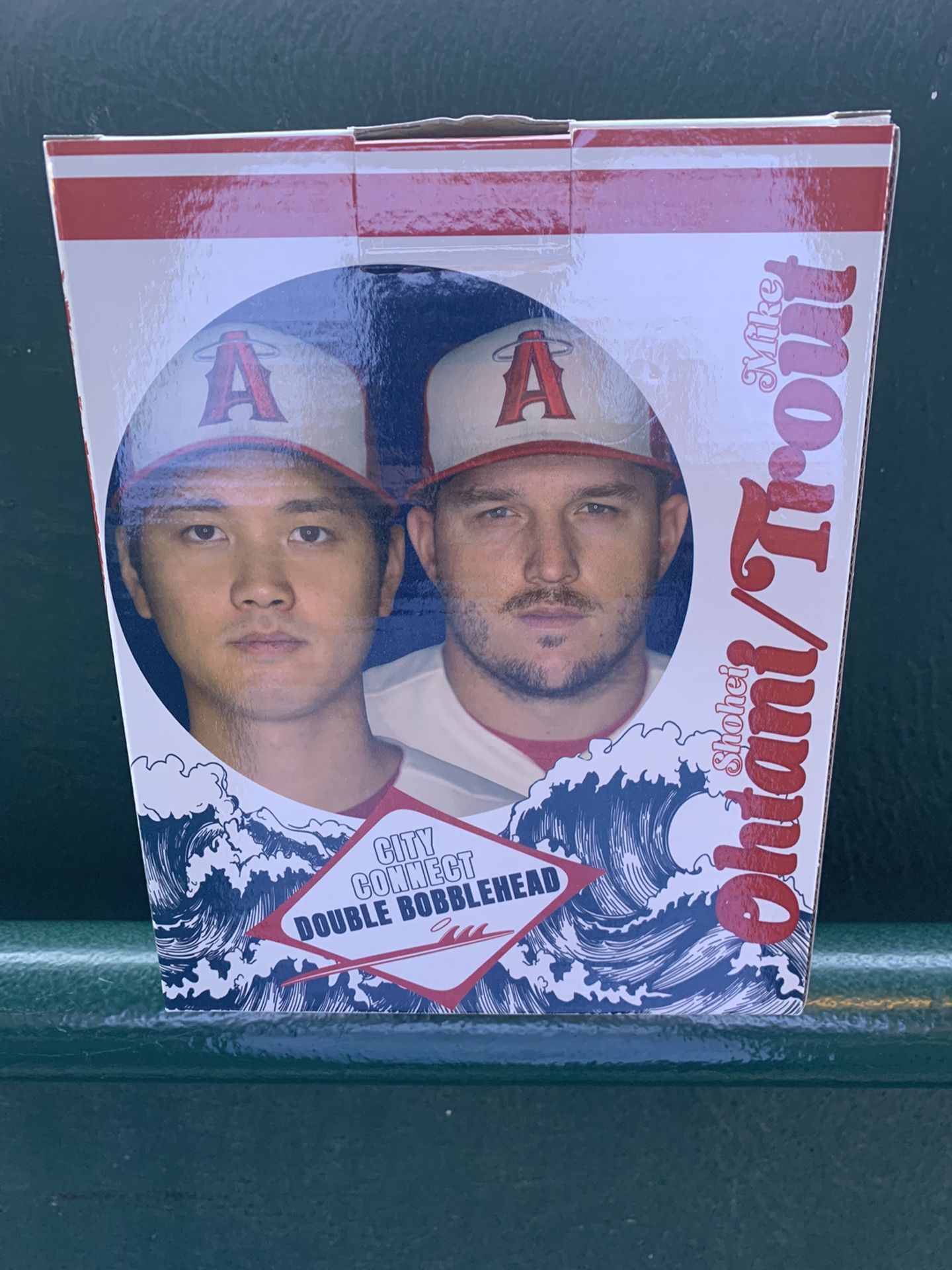 大谷翔平 マイク・トラウト シティコネクト ダブルボブルヘッド Mike