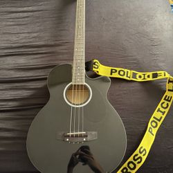 Electric/Acoustic 4 String Bass Guitar 