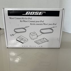  The Bose Wave Connect Kit for iPod Docking Station (contact info removed) is brand new, in an open box. 