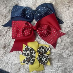 Large Cheerleader Bows