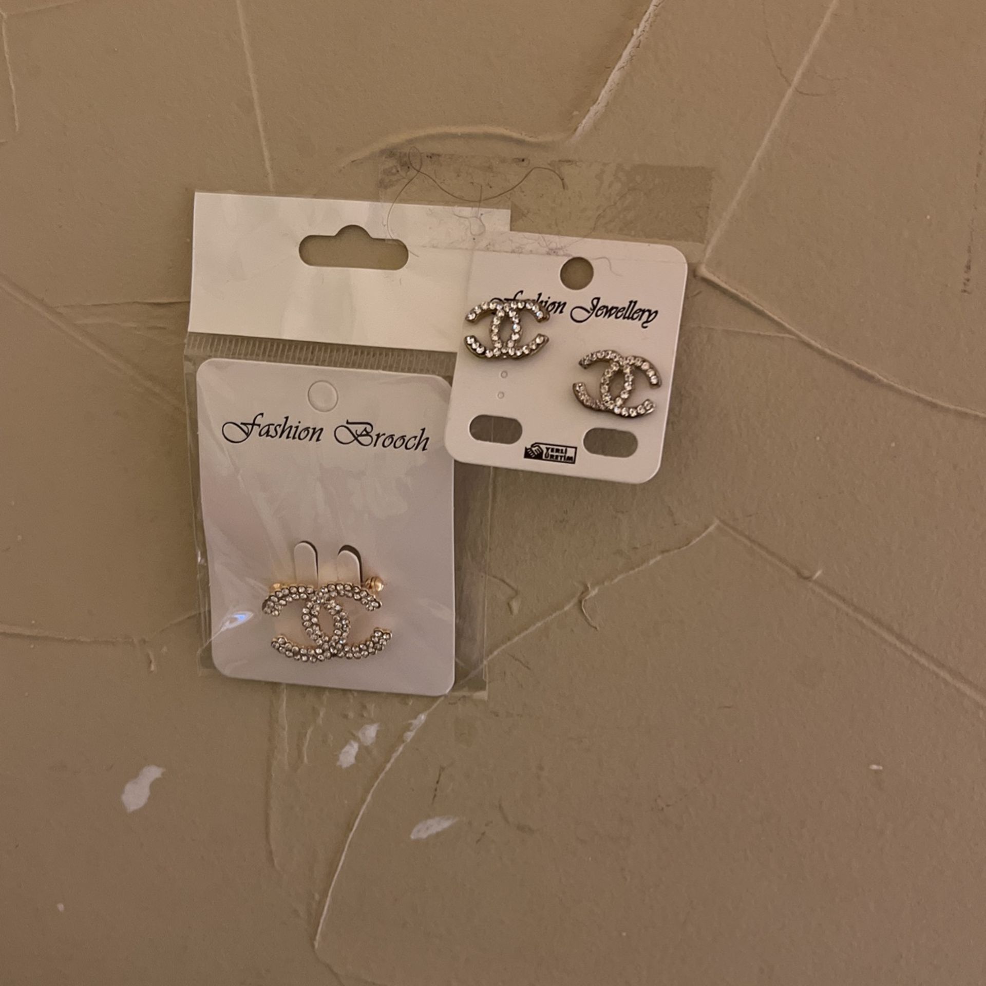 brooch  Plus Earrings