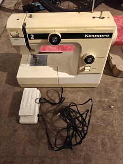 Vintage Kenmore Sewing Machine (contact info removed)180 w/ pedal