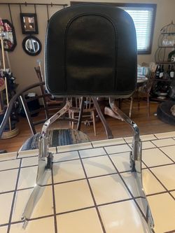Motorcycle Sissy Bar with Backrest Pad