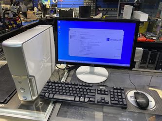 Dell desktop computer with 20” LED monitor WINDOWS 10 240GB SSD 4GB Memory Ram