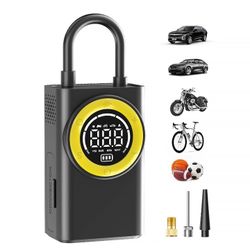 Portable Tire Inflator Air Compressor 150 PSI CORDLESS Air Pump