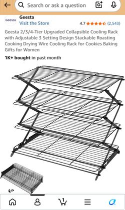 Tabletop cooling rack