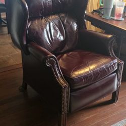 Real Leather Recliner 