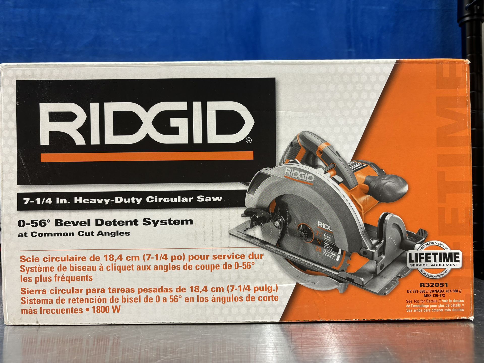Ridgid R32051 Circular Saw 7-1/4” Heavy Duty