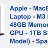 MacBook Pro 16” M3 Max