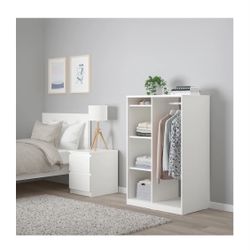 IKEA - Syvde Open wardrobe, White