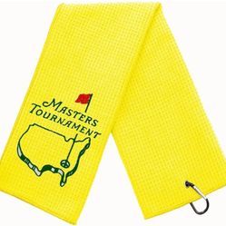 Masters Tournament Golf Towel With Matching Socks