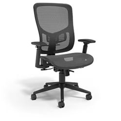 Black Ergonomic Mesh Swivel Desk Chair