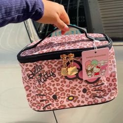 Pink Hello Kitty Makeup Bag Cosmetic Bag 