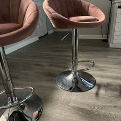 2 Spiral High Bar stool 