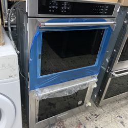 New Kitchen Aid Stainless Steel 30” Double Wall Oven 