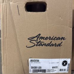 American Standard Madera Elongated Toilet Bowl with Top Spud - Less Seat and EverClean Surface