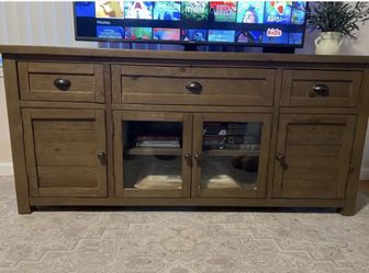 Wooden Coffee Table with Drawers And TV Stand