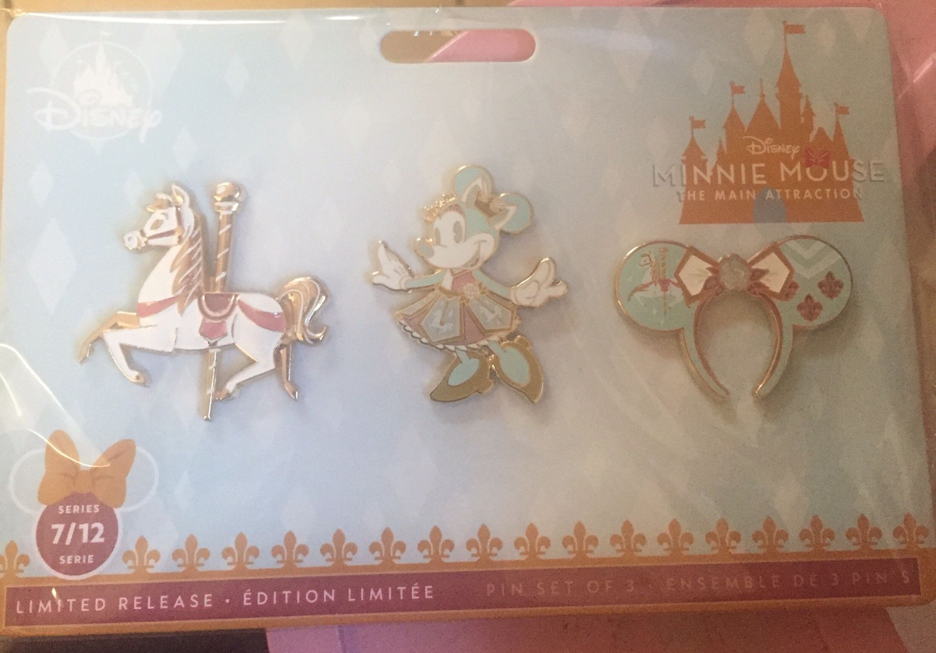 Disney Minnie Mouse attraction series 7 pins