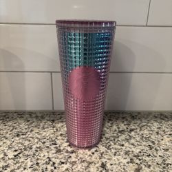 Starbucks Blue And pink Tumbler