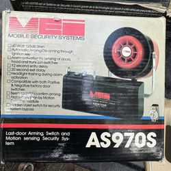 Car alarm, old school