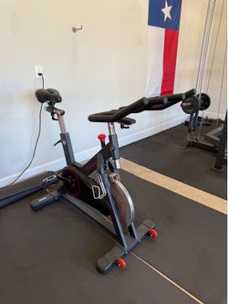 Sunny Health & Fitness Indoor Cycling Bike + 2 Floor Mats