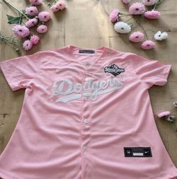 Pink Womens Dodgers jersey