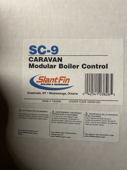 Slantfin Sc-9 Caravan Modular Boiler Control Tekmar 9 Stage