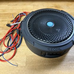 Recoil SL1708 8” Under Seat Slim Amplified Car Subwoofer 240 Watts Peak/120 RMS