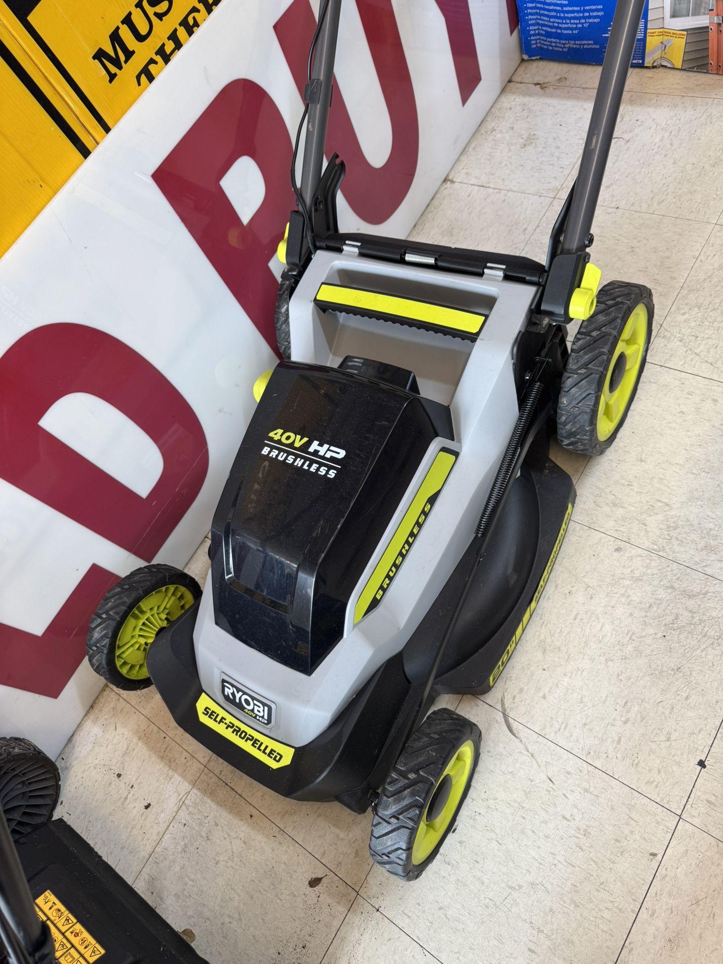 Ryobi 40v Hp Electric Ryobi Lawn Mower Electric Lawn Ryobi 40v 20