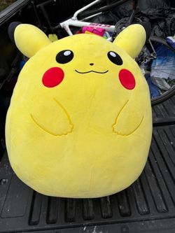 Large Pikachu Pokémon plush pillow