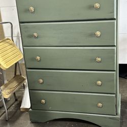 Green Distressed Dresser