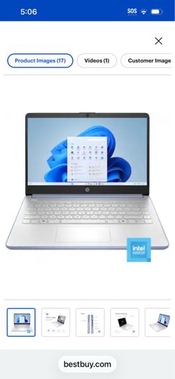 HP , Grey , 14in work computer