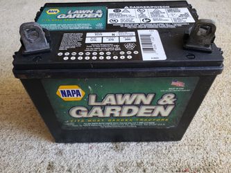 Napa lawn 2024 tractor battery