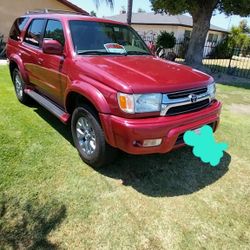 2002 Toyota 4runner 4wd V6 Low Miles104,000 Salvage Tittle .$11,500.