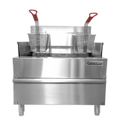 NEW 24" Shallow Depth Gas Fryer Counter Top Connerton CSF-24 #3127