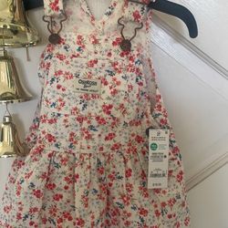 2t Girls Overall Dress 